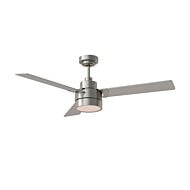 Jovie 1-Light 52" Ceiling Fan in Brushed Steel