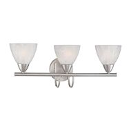 Tia 3-Light Bathroom Vanity Light in Matte Nickel