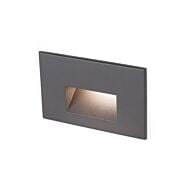 4011 1-Light LED Step and Wall Light in Bronze with Aluminum