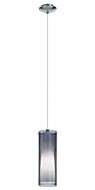 Pinto Nero 1-Light Mini Pendant in Matte Nickel