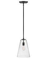 Hinkley Vance 1-Light Pendant In Satin Black