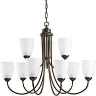 Gather 9-Light Chandelier in Antique Bronze