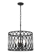 Arelyn 4-Light Pendant in Matte Black