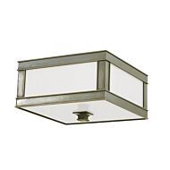 Hudson Valley Preston 3 Light 16 Inch Ceiling Light in Historical Nickel