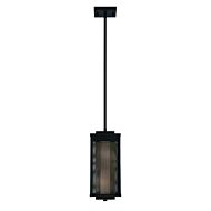 Eurofase Brama 1 Light Pendant in Black