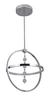 Craftmade Anillo 2 Light 17 Inch Pendant Light in Chrome