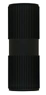 DVI Summerside Outdoor 2-Light Outdoor Wall Sconce in Black