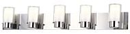 DVI Essex 5-Light Bathroom Vanity Light in Chrome