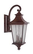 Three Light Outdoor Wall Lantern by Craftmade