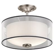 Kichler Tallie 2 Light Ceiling Light in Antique Pewter