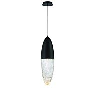 Eurofase Ecrou 1 Light Pendant in Black