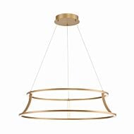 Cadoux 1-Light LED Chandelier in Gold