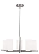 Astoria 5-Light Chandelier in Brushed Nickel