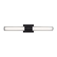 Kiel 1-Light LED Bathroom Vanity Light in Midnight Black