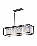 Hinkley Giada 3-Light Linear Chandelier In Black