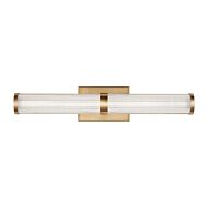 Syden 1-Light LED Bathroom Vanity Light in Satin Brass