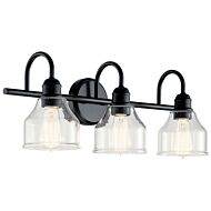 Avery 3-Light Bathroom Vanity Light in Black