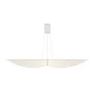 Seraph 1-Light LED Chandelier in White