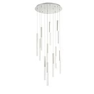 Benicio 11-Light LED Chandelier in Nickel