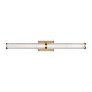 Syden 1-Light LED Bathroom Vanity Light in Satin Brass