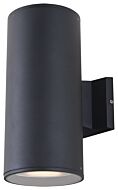 DVI Summerside Outdoor 2-Light Outdoor Wall Sconce in Black