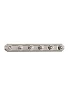 Sea Gull De Lovely 6 Light 36 Inch Bathroom Vanity Light in Brushed Nickel