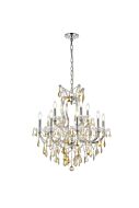 Maria Theresa 19-Light 19 light Chandelier in Golden Teak