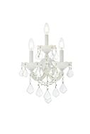 Maria Theresa 3-Light Wall Sconce in White