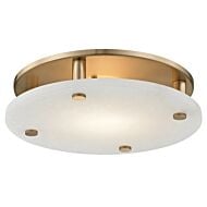 Hudson Valley Croton Ceiling Light in Aged Brass