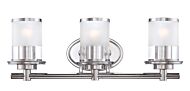 Essence 3-Light Bathroom Vanity Light Bar in Chrome