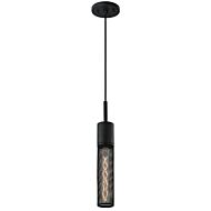 Sonneman Gotham 2.75 Inch Pendant in Textured Black