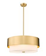 Counterpoint 5-Light Pendant in Modern Gold
