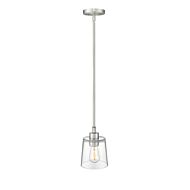 Evalon 1-Light Mini Pendant in Brushed Nickel