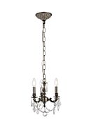 Lillie 3-Light Pendant in Pewter