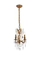 Rosalia 3-Light Pendant in French Gold