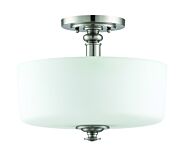 Craftmade Dardyn 3 Light 13 Inch Ceiling Light in Brushed Polished Nickel