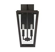 Savoy House Milton 2 Light Outdoor Wall Lantern in English Bronze