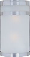 Maxim Lighting Arc 2 Light 12 Inch Outdoor Wall in Stainless Steel