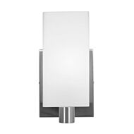 Access Archi 9 Inch Bathroom Vanity Light in Brushed Steel