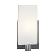 Access Archi 9 Inch Bathroom Vanity Light in Brushed Steel