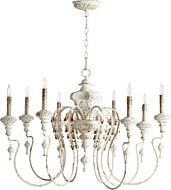 Eight Light Chandelier by Quorum