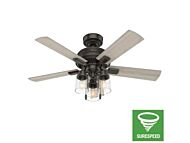 Hunter 3 Light 44 Inch Indoor Ceiling Fan in Noble Bronze