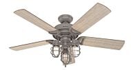 Starklake 3-Light 52" Ceiling Fan in Quartz Grey