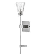 Hinkley Auden 1-Light Bathroom Vanity Light In Polished Nickel