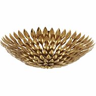 Crystorama Broche 6 Light 9 Inch Wall Sconce in Antique Gold