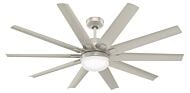 Overton 2-Light 60" Ceiling Fan in Matte Nickel