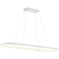 Ravello 1-Light LED Pendant in Matte White