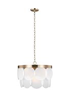 Mellita 6-Light Pendant in Satin Brass