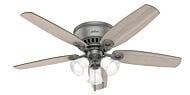 Builder 3-Light 52" Ceiling Fan in Matte Silver