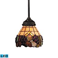 Mix-N-Match 1-Light LED Mini Pendant in Tiffany Bronze